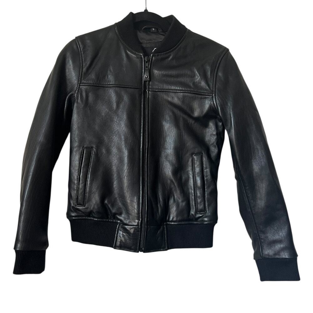 Whet Bleu Black Leather Jacket Size
Small